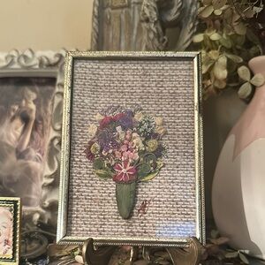 Floral Bouquet Framed Art